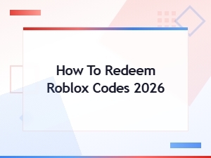 How to Redeem Roblox Codes 2026 – Free Item Codes Guide