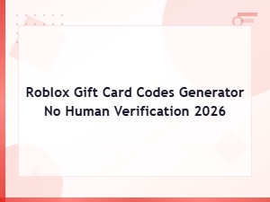 Roblox Gift Card Codes Generator Without Human Verification